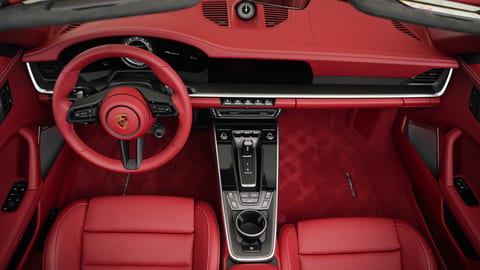 2024 Porsche 911 Turbo S Cabriolet Nardo Grey interior
