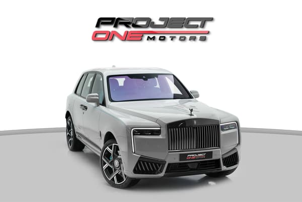 2025 ROLLS ROYCE CULLINAN BLACK BADGE WITH WARRANTY AND SERVICE CONTRACT